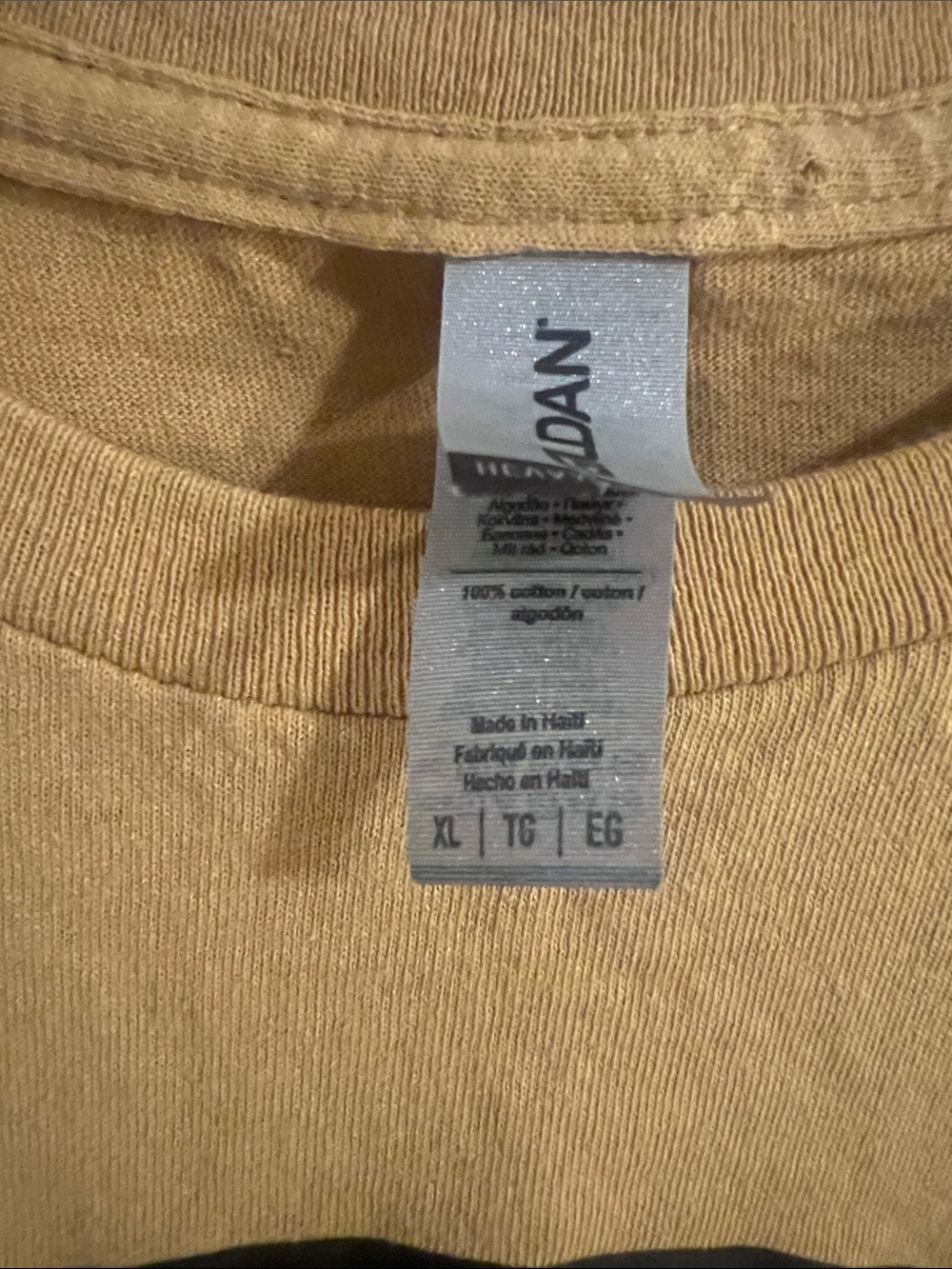 Try That in a Small Town Yellow Graphic Tee Up Cycled with Kimono Sleeves - Picture 5 of 6